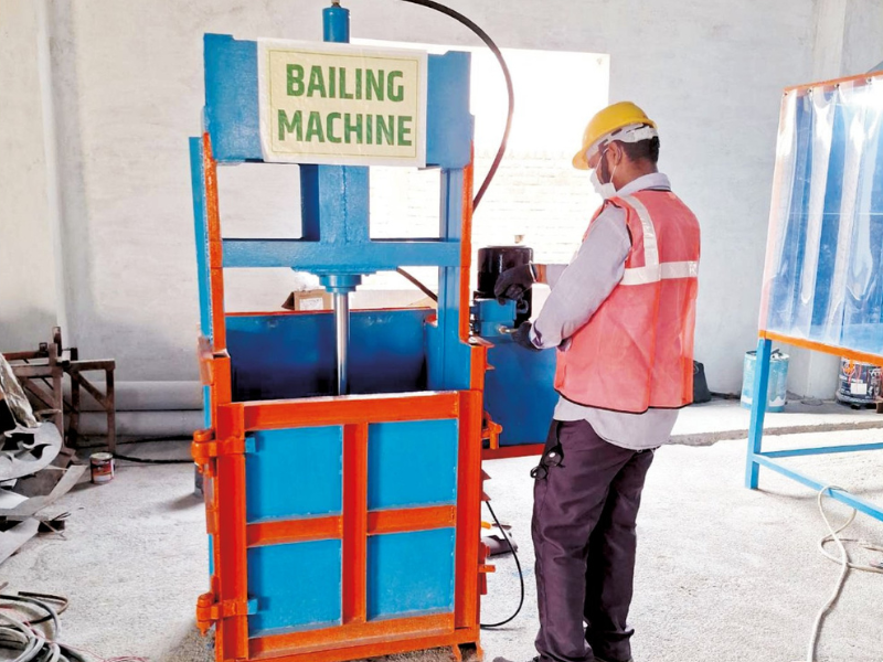 Prakash E-Waste recycling plant inside view - online scrap service