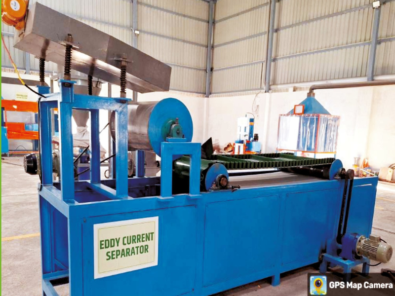 Prakash E-Waste industry scrap processing unit