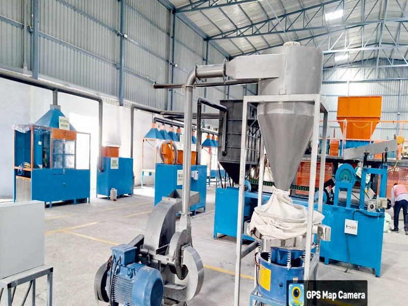 Prakash e-waste scrap factory outside view